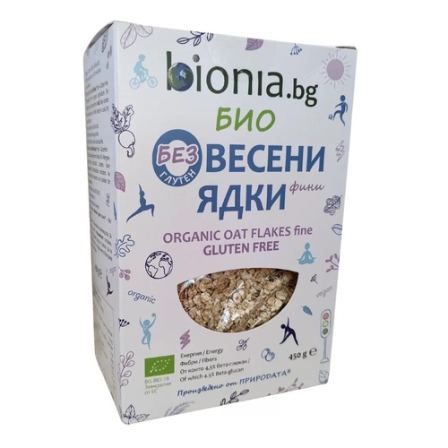 ORGANIC OAT FLAKES fine – GLUTEN FREE