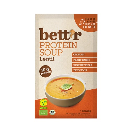 Bio Protein soup with red lentils