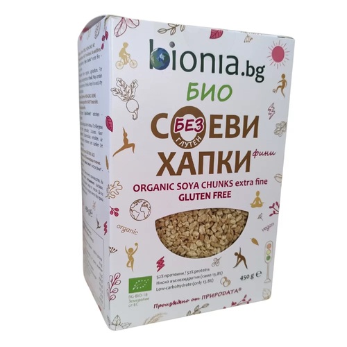 ORGANIC SOYA CHUNKS extra fine - GLUTEN FREE