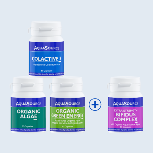 Offer Organic Algae, Organic Green Energy, KolActiv3 and Bifidus Complex