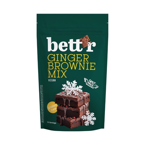 Organic Gluten Free Mix for Gingerbread Christmas Brownies