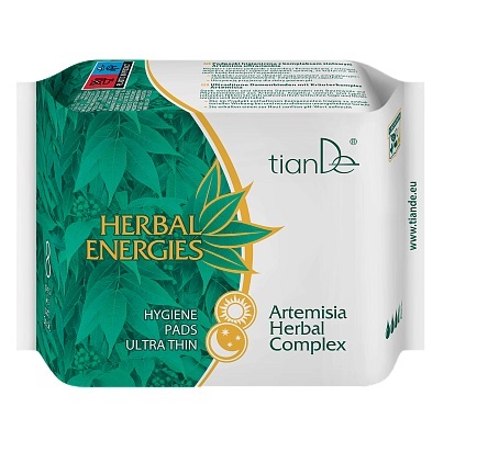 Ultra-thin sanitary napkins Herbal complex with wormwood